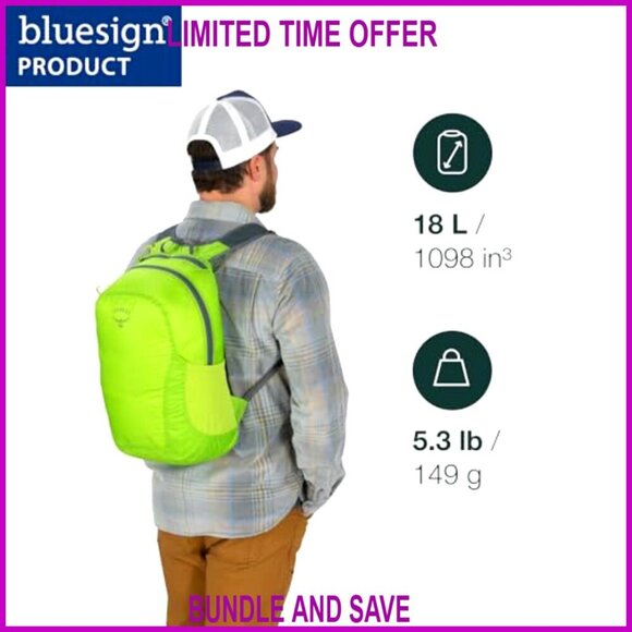 Ultralight Collapsible Travel Backpack, 18L Nylon Daypack main image 5